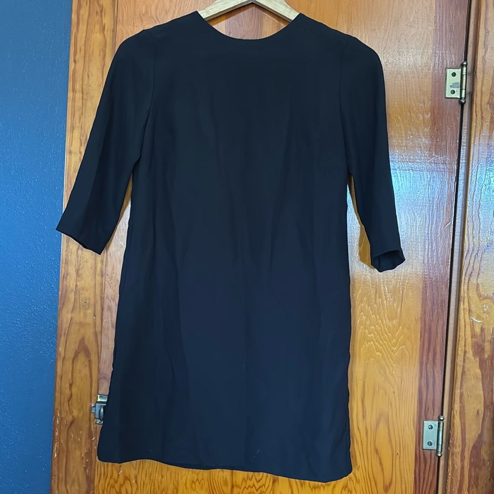 Petite XS Banana Republic dress LBD 3/4 sleeve sheath